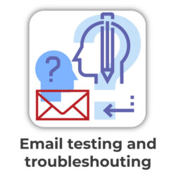 Email testing and troubleshouting